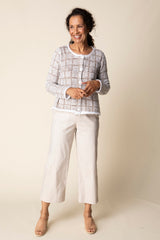 Softly Stamped Cardigan - 82318