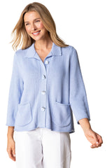 Sweater Together Pleat Back Jacket - 81258