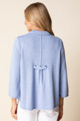 Sweater Together Pleat Back Jacket - 81258