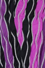 Textured Stripe Drape Neck Tunic - 57423 - Size XS