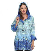 Oopéra Gallery Collection Waterlilies Raincoat - J2239RW-6