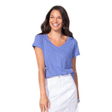 Peruvian Cotton V-Neck Tee - 10000