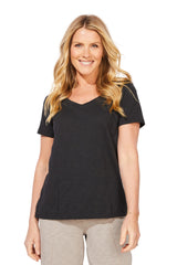 Peruvian Cotton V-Neck Tee - 10000