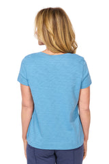 Peruvian Cotton V-Neck Tee - 10000