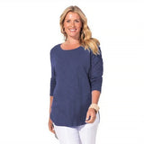 Textured Peruvian Cotton Weekender Tunic - 10004