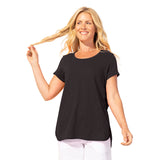 Easy Scoopneck Tee - 10007