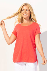 Easy Scoopneck Tee - 10007