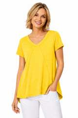 Soft Cotton Swing Tunic Tee - 10022 - Size XS Only!
