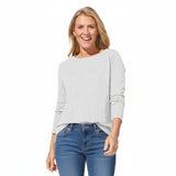 Textured Peruvian Cotton Boxy Tee - 10025