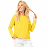 Textured Peruvian Cotton Boxy Tee - 10025