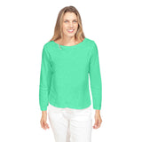 Textured Peruvian Cotton Slub Boxy Tee - 10025 - Size XXL Only!