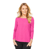Textured Peruvian Cotton Slub Stay Centered Tee - 10030