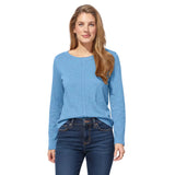 Textured Peruvian Cotton Slub Stay Centered Tee - 10030