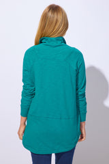 Textured Peruvian Cotton Slub Weekend Cowl - 10032