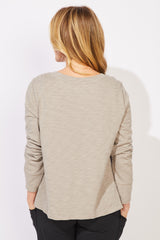 Textured Peruvian Cotton Twist Pullover - 10033