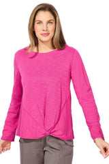 Textured Peruvian Cotton Twist Pullover - 10033