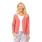 Short V-Neck Cotton Chill Jacket - 10060