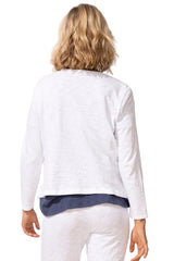 Textured Cotton Short Jacket - 10060