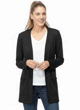 Open-Front Cotton Cardigan - 10090