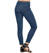 Leggings w/ Back Pockets in Indigo Denim - FC105-IND