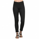 Denim Stretch Knit Ankle Pant w/Back Pockets - FC105