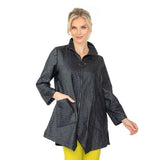 Geo-Textured Pocket Jacket in Black - 6751J-BLK
