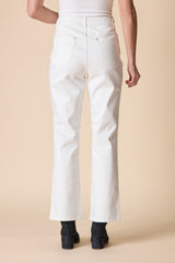 Stretch Denim Seamed Flare Jean - 11466