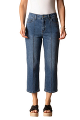 Seamed City Crop Jean - 11471