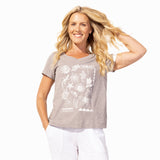 Nature V-Neck Short Sleeve Tee - 41300 - Size XS