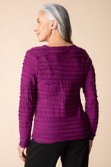 Habitat Skyline Wrap Top - Plum - image 3