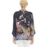 Citron Floral Ombre Print Blouse - 1213GOH