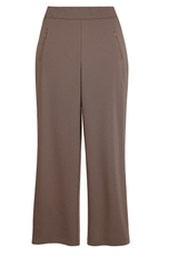 Chic Zip-Pocket Pant in Mocha - 1227-MCH