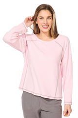 Buttery Rib Knit Raglan - 13210