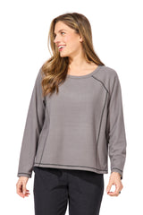 Buttery Rib Knit Raglan - 13210