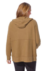 Soft Knit Hooded Cardigan in Willow - 13271 - Size M Only!