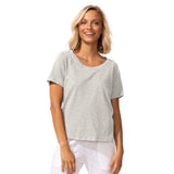 Textured Peruvian Cotton Carefree Tee - 10003