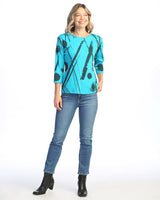 "Bimba" Abstract Top - 14-1501