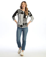 "Bebop" Abstract Print Top - 14-1862