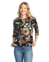 "Golden" Abstract Top - 14-2042