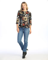 "Golden" Abstract Top - 14-2042