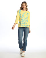 "Napoli" Abstract Print Top - 14-2105