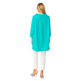 Bateau-Neck Pocket Tunic in Jade - 3226T-JD
