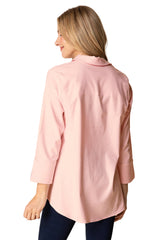 High-Low Easy Cotton Shirt - 15519