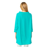 Bateau-Neck Pocket Tunic in Jade - 3226T-JD