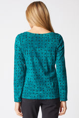 Tie Dye Easy V-Neck Tee - 16851