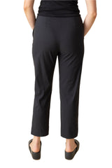 Cool Tech Easy Crop Pant in Black - 17962-BLK - Size XS