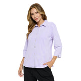 Stretch Cotton Shirt with a Suede-Like Finish - JT101