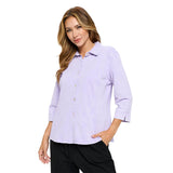 Stretch Cotton Shirt with a Suede-Like Finish - JT101