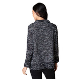Heathered Knit Button Sweater Jacket - 87728 - Size XL