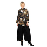 Abstract Art Print Blouse/Jacket - 7411B